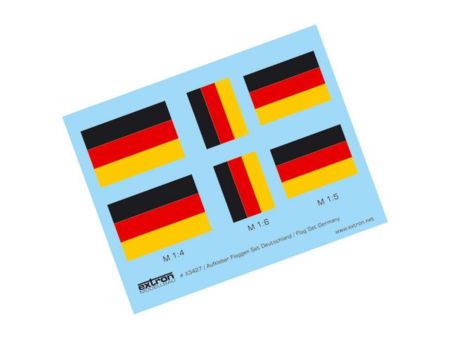Extron Aufkleber Flaggen Satz Deutschland