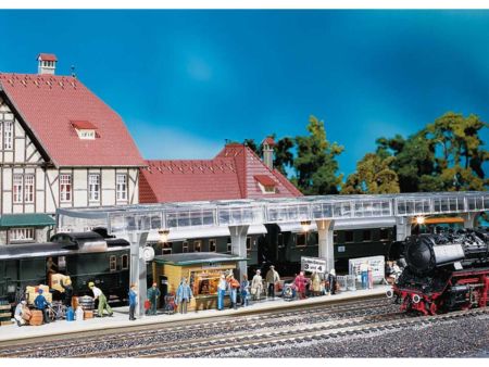 Faller HO Bahnsteig mit Kiosk