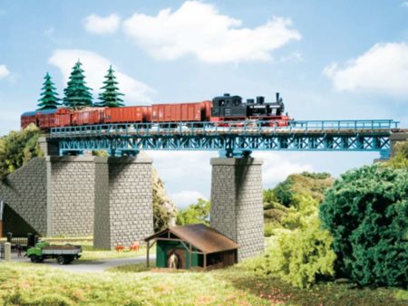 Auhagen TT Stahlbrücke im Bogen