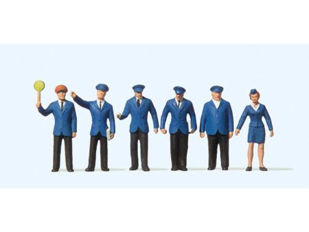 Preiser HO Bahnpersonal DB
