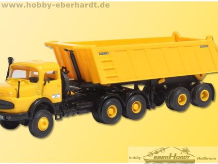 Kibri H0 MB Rundhauber mit MEILLER Sattelkipper