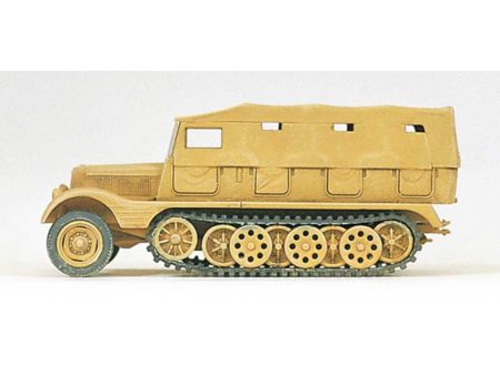 Preiser HO Halbketten-Zugmaschine 3 to (SdKfz 11) Pionieraus
