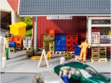 Faller HO Getränkehandel-Inneneinrichtung