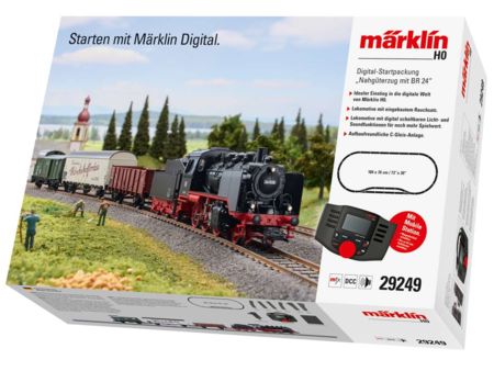 Märklin HO Digital-Startpackung Nahgüterzug mit BR 24