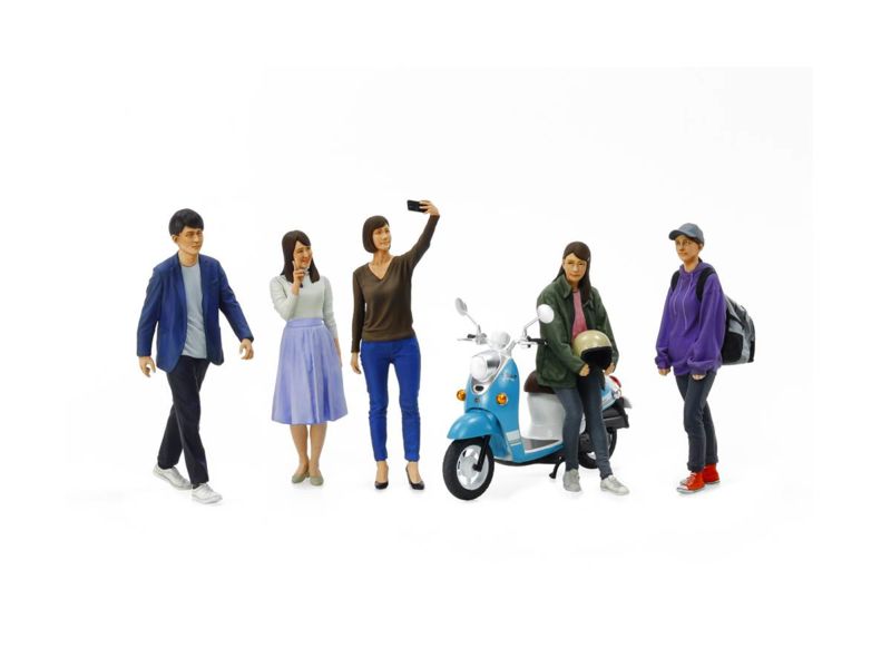 Tamiya 1:24 Fig.-Set Campus Friends II