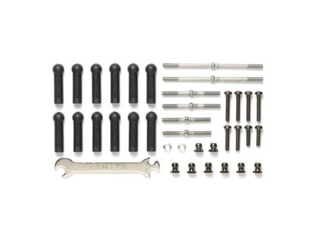 Tamiya DT-03 Li/Re Gewindestangen-Set einst.(6)