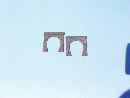 Heki  Tunnelportale eingleisig N, 2 Stück