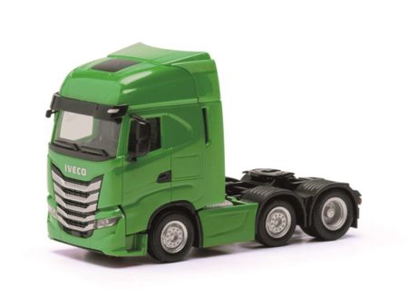 Herpa HO  Iveco S-Way 6x2 Zm., gelbgrün