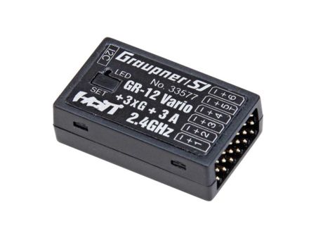 Graupner GR-12 + 3xG + Vario HoTT- 2.4 GHz Empfänger