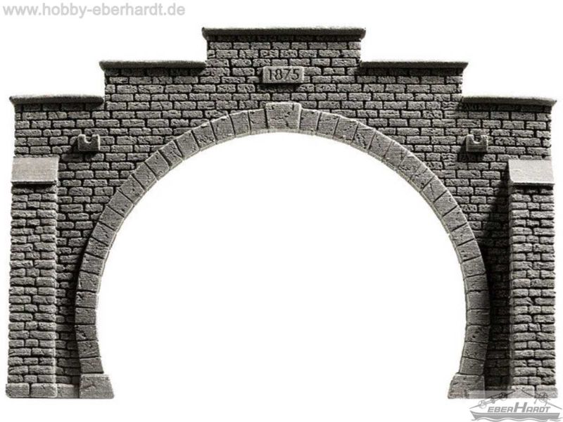 NOCH N Tunnel-Portal, 2-gleisig