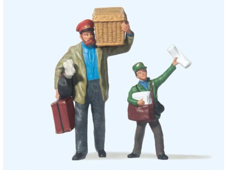 Preiser 1:22,5   Dienstmann, Zeitungsjunge