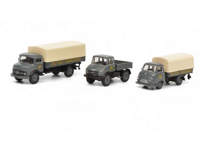 Schuco MHI 3er Set DB, grau 1:87