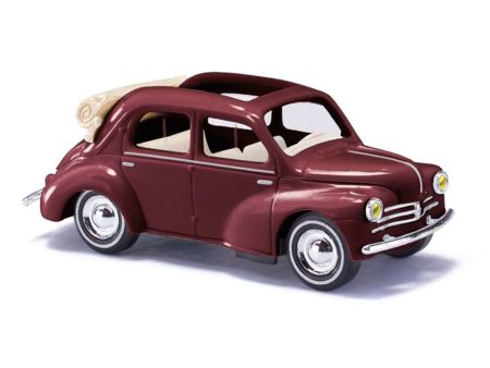 Busch Renault 4CV Cabrio rotbraun