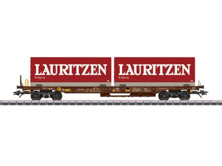 Märklin HO Taschenwagen AAE Cargo Lauritzen