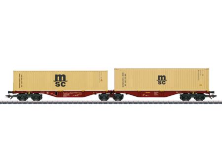 Märklin HO Tragwagen Sggrss80 Touax B