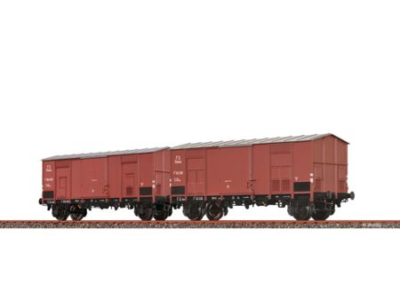 BRAWA  H0 Spitzdachwagen FC FS, 2er-Set II