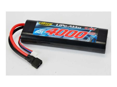 Carson 7,4V/4000mAh 25C LiPO Ra.Akk. T-Pl. HC R