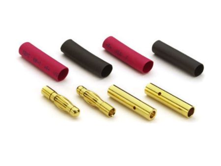 Carson Goldkontakte 4mm 2x Buchse, 2x Stecker