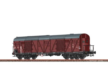 BRAWA  H0 Gedeckter Güterwagen GGrhs DR III