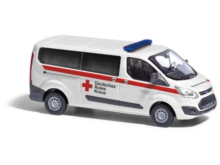 Busch HO Ford Transit Custom Bus, DRK