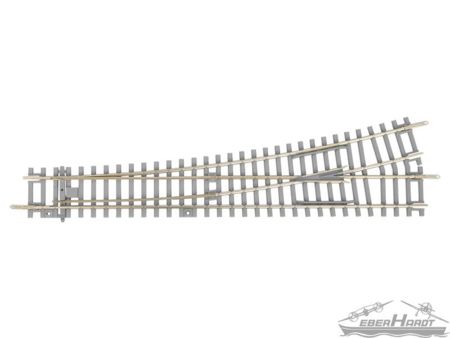 Piko HO Weiche, links WL mit Betonschwellen