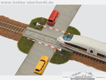 Piko HO Bahnschranke 10-teilig