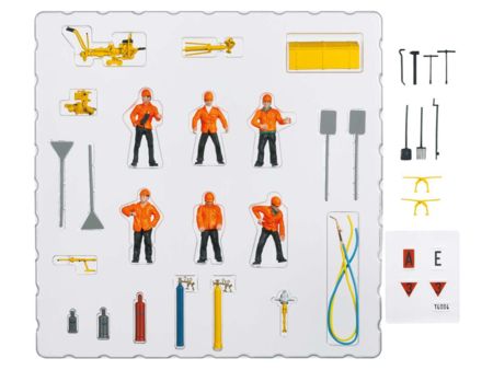 Märklin Spur 1 Figurenset Gleisbaurotte 30-teilig