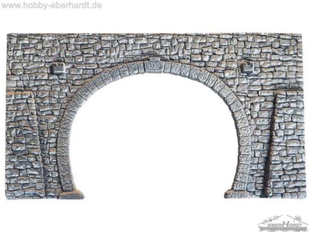 NOCH H0 Tunnel-Portal, 2-gleisig