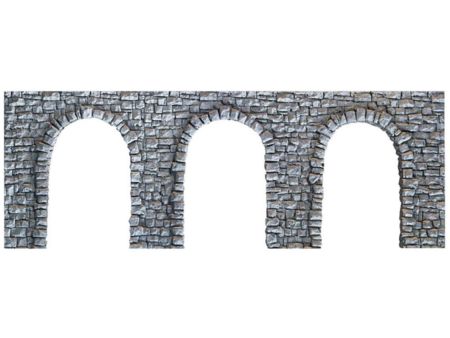Noch  H0 Arkadenmauer,offen,27x10cm