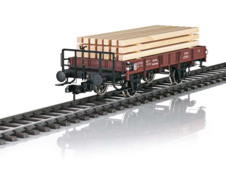 Märklin Spur 1 Niederbordwagen DRG mit Holzbeladung