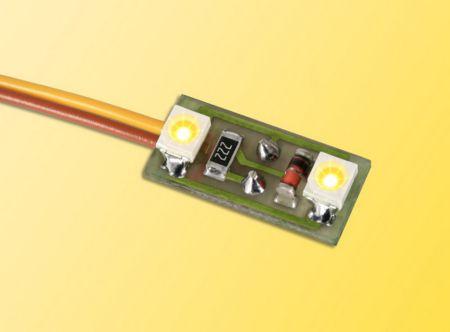 Viessmann Hausbeleuchtung, 2 LEDs gelb, 3 Stück