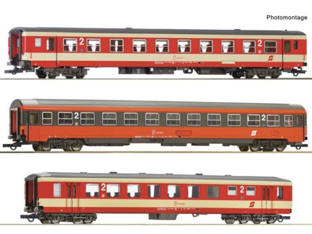 Roco HO 3-tlg. Set 2: Schnellzug „D 704“, ÖBB