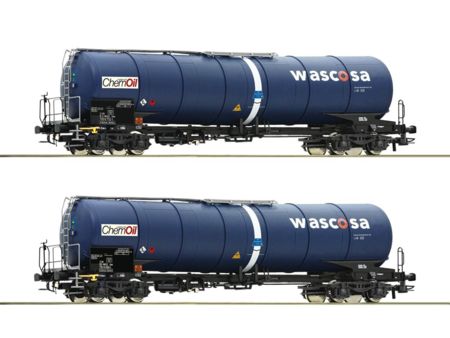 Roco HO 2-tlg. Set: Kesselwagen, Chemoil   