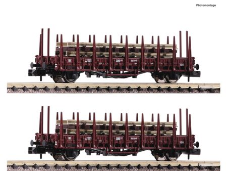 Fleischmann N 2-tlg. Set: Steckrungenwagen, DR