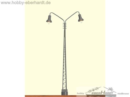 Brawa H0 LED-Gittermastleuchte Stecks., einzeln
