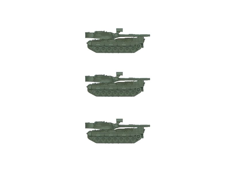 Märklin Spur Z Fahrzeugset Panzer Leopard 1A