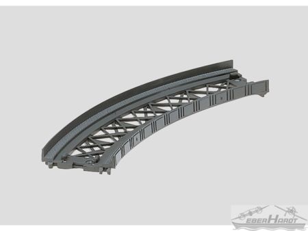 Märklin  Miniclub  Rampenstück geb. r145 mm, 45