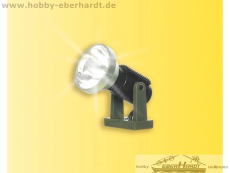 Viessmann 0 Flutlichtstrahler nieder, LED weiß 