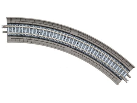 TOMYTEC 4 Gleise, gebogen, in Beton-Viaduktbettung, 45°, r 2