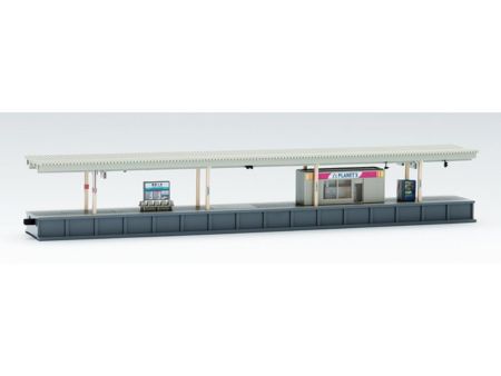 TOMYTEC Erweiterungs-Set Bahnsteig beleuchtet, m. Gemischtwa