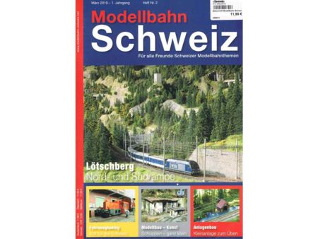 Zeitschrift Modellbahn Schweiz Heft März 2019