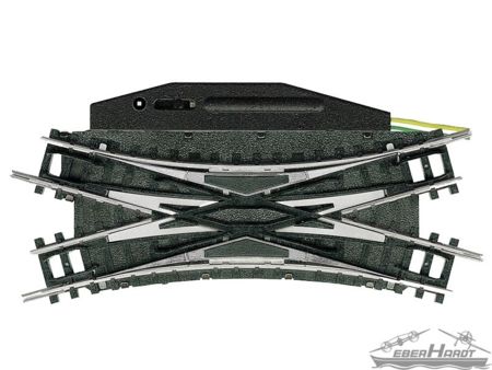 Minitrix Elektrom.Doppelkreuz.weiche R