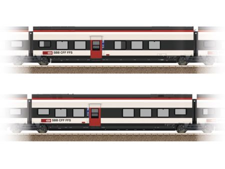 Trix HO Ergänzungswagen-Set 2 zum RABe 501 Giruno