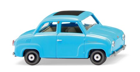 Wiking HO Glas Goggomobil - eisblau