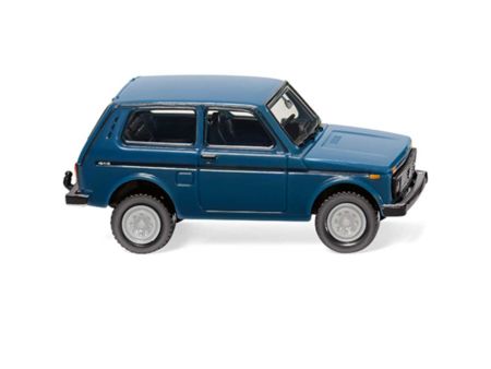 Wiking HO Lada Niva - azurblau