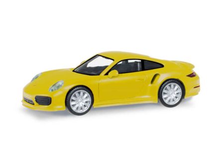 Herpa HO  Porsche 911 Turbo, racinggelb