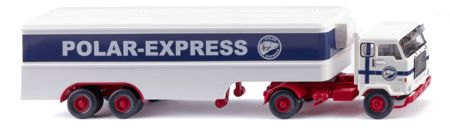 Wiking  H0 Kühlkoffersattelzug Volvo F88 - Polarexpress
