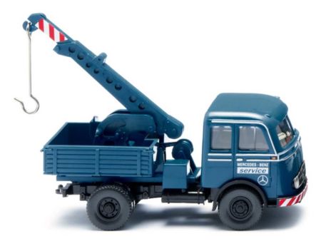 Wiking HO Abschleppwagen (MB Pullman) 