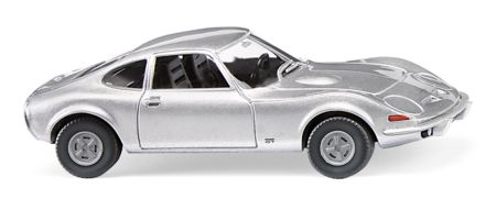 Wiking HO Opel GT - silber-metallic