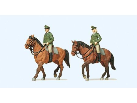 Preiser HO Berittene Polizei. Deutschland